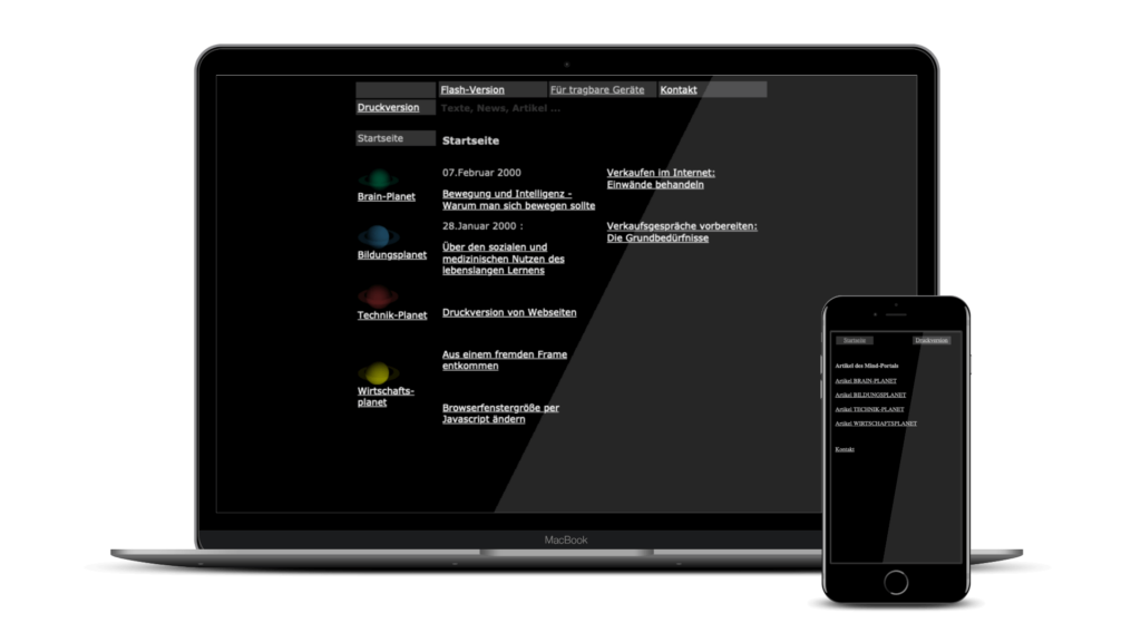 Fully accessible superbrain.de
