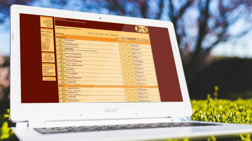 Screenshot of the Pedigree Dog Breeders Forum