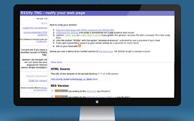 RSSify TNG AJAX App