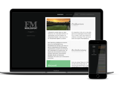 Football Talent Agency Website