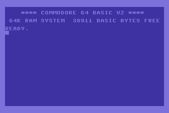 Editing a BASIC program in a C64