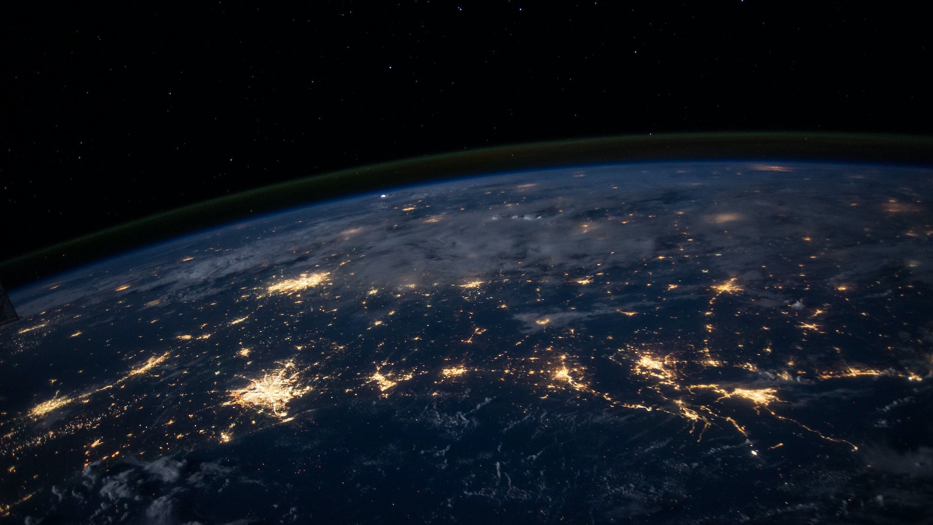 NASA image of the world and it electric network