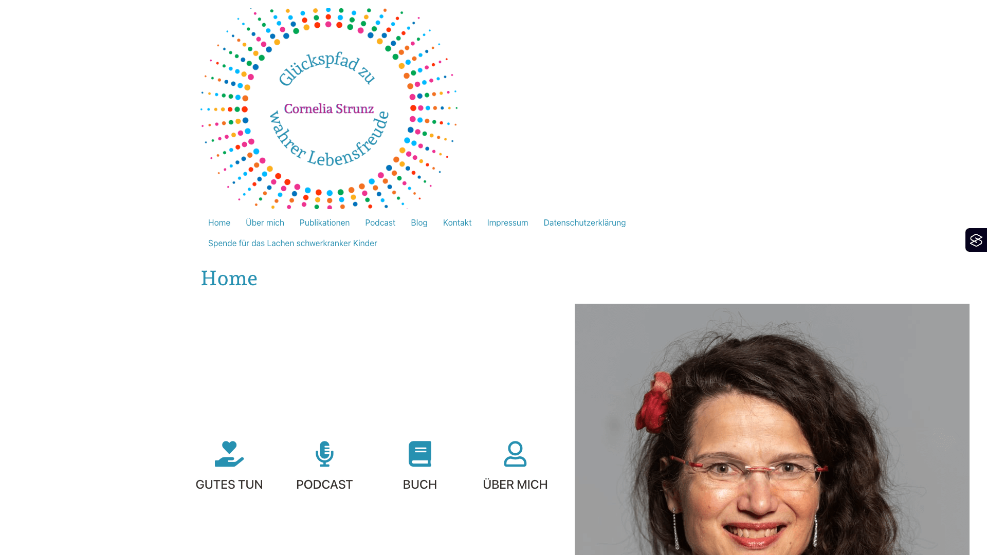 Screenshot of the website dieunterschiedmacherin.de